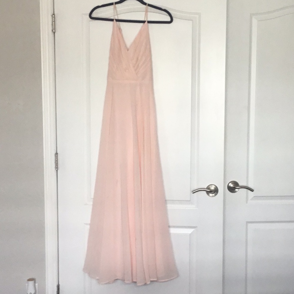 David’s Bridal Bridesmaids Dresses Petal Pink